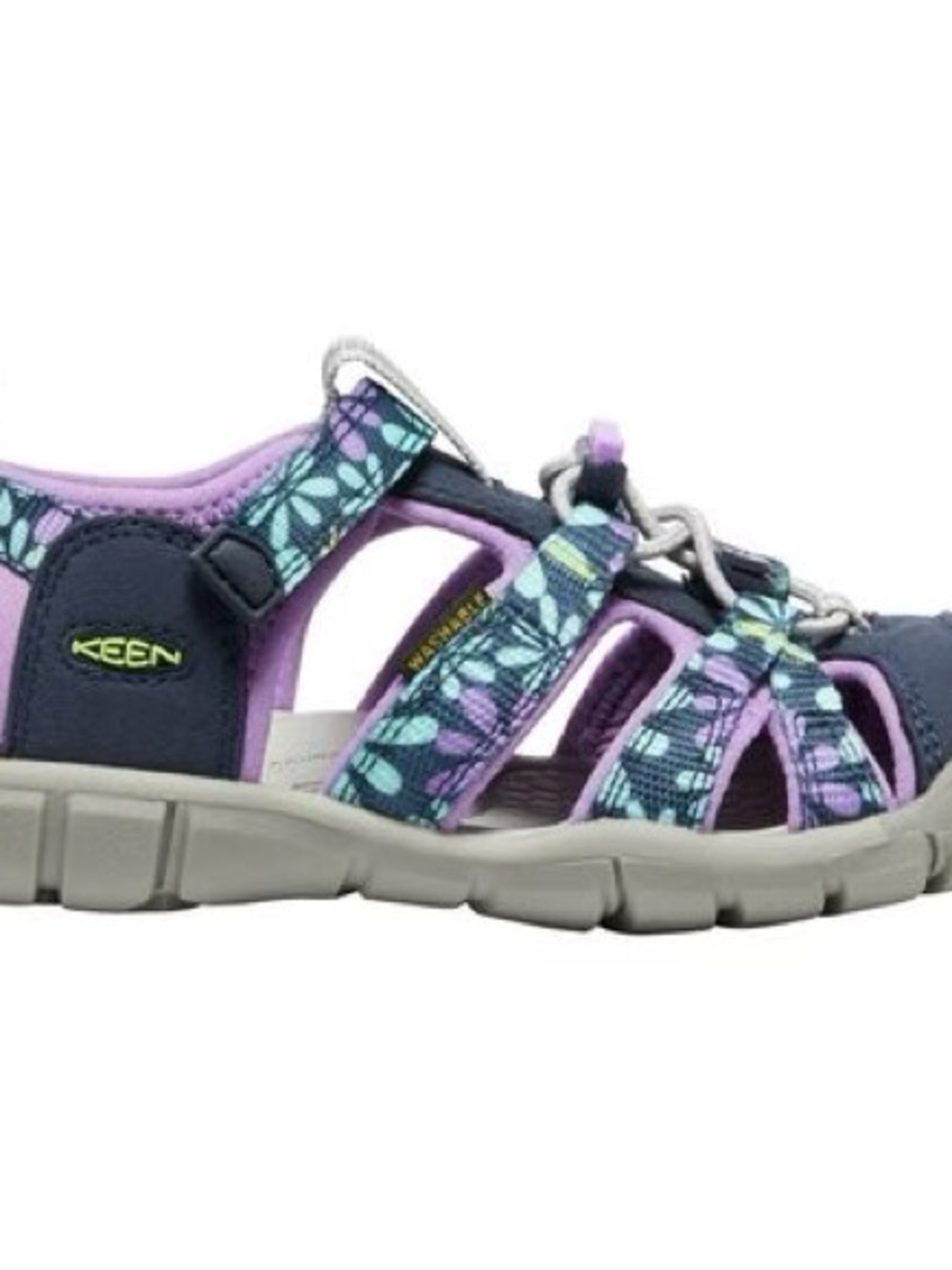 KEEN Kids Seacamp II CNX Closed Toe Sandals - Black Iris/African Violet
